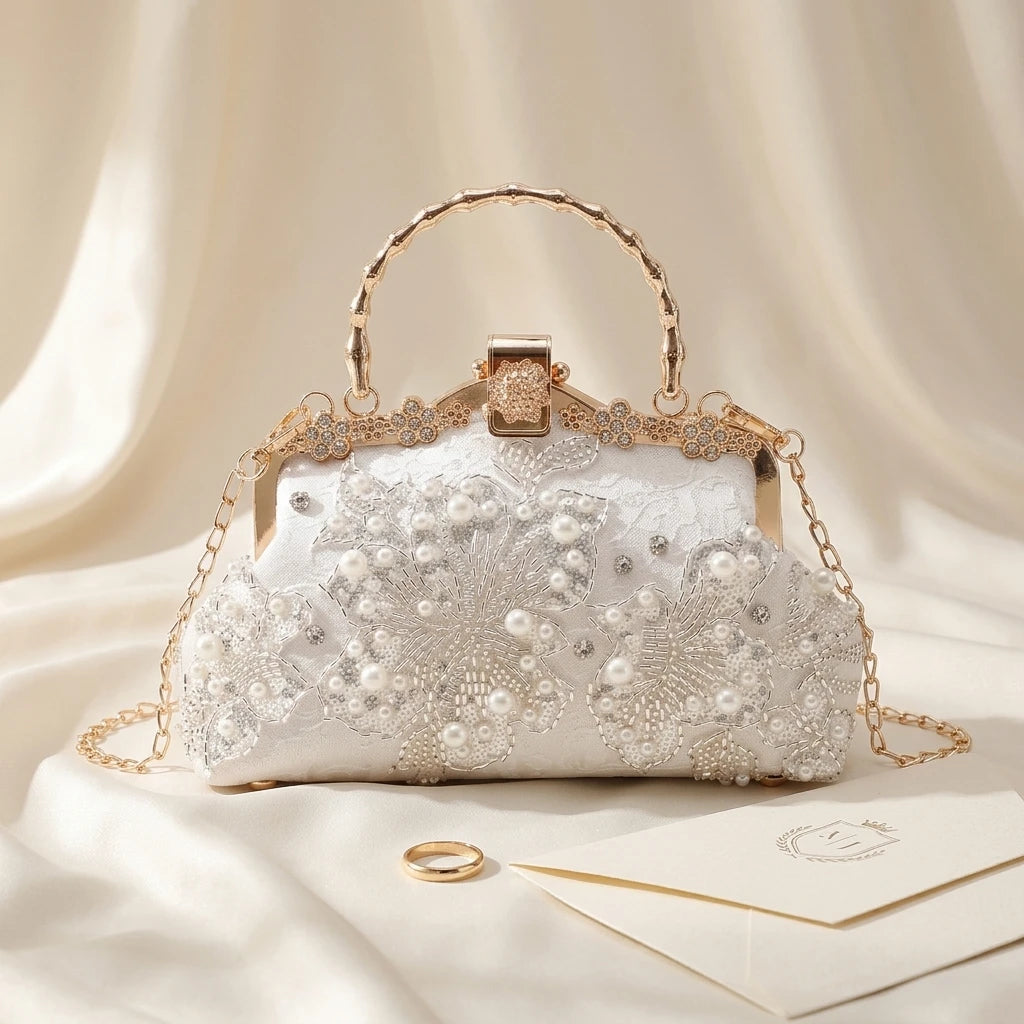 Sac à main bandoulière vintage fleuri - Flaminia