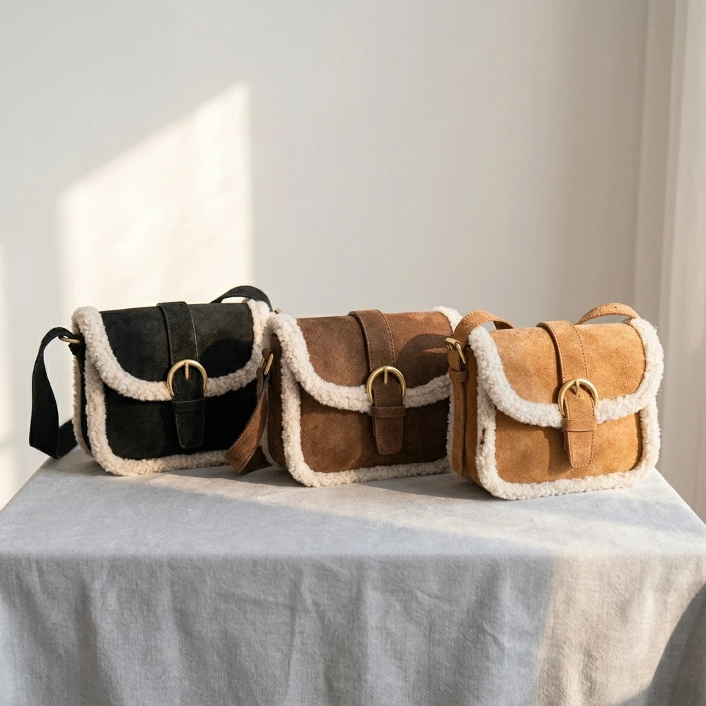 Sac à main en peluche délicat - Livia