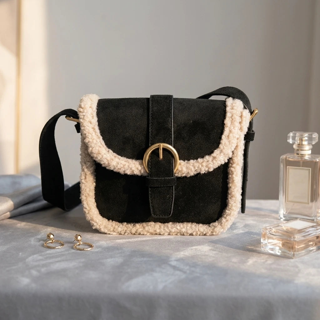 Sac à main en peluche délicat - Livia