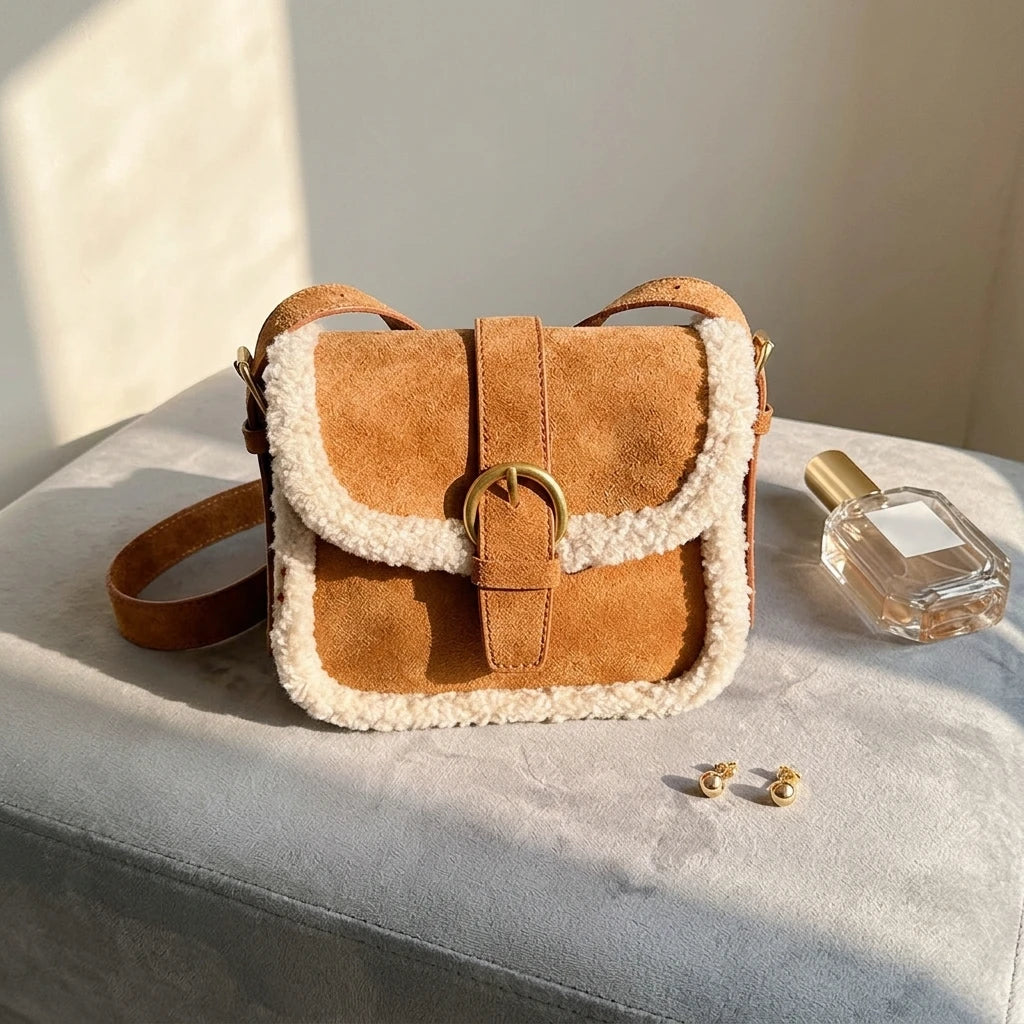 Sac à main en peluche délicat - Livia