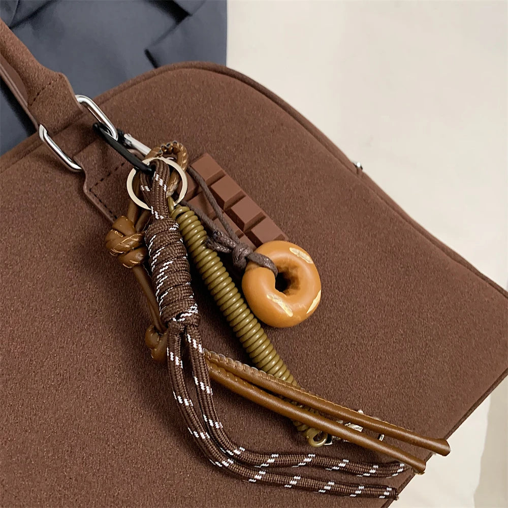 Sac à main bandoulière en daim spacieux - Silvia - Maison Elvira