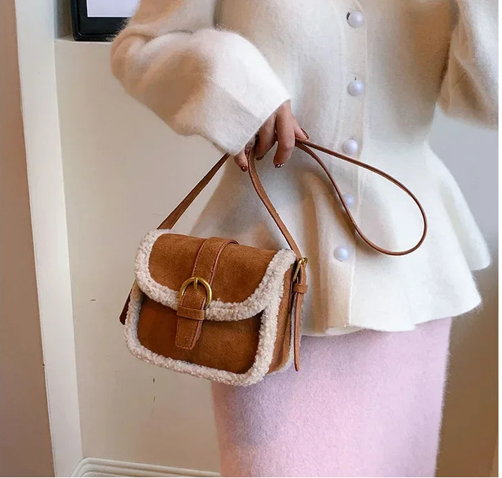 Sac à main en peluche délicat - Livia - Maison Elvira