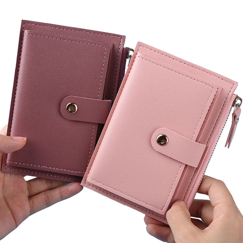 Portefeuille Mila - Mini cuir zippé