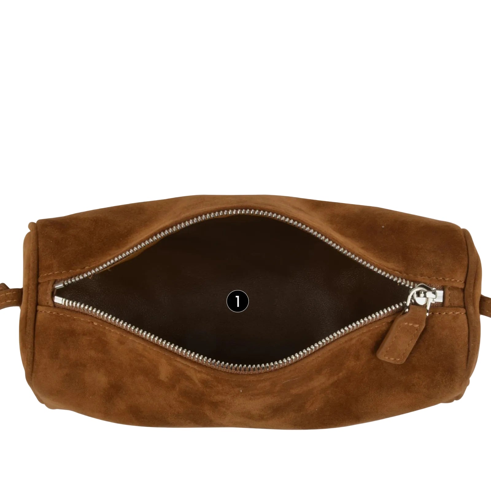 Sac à main bandoulière en daim véritable doux - Allegra - Maison Elvira