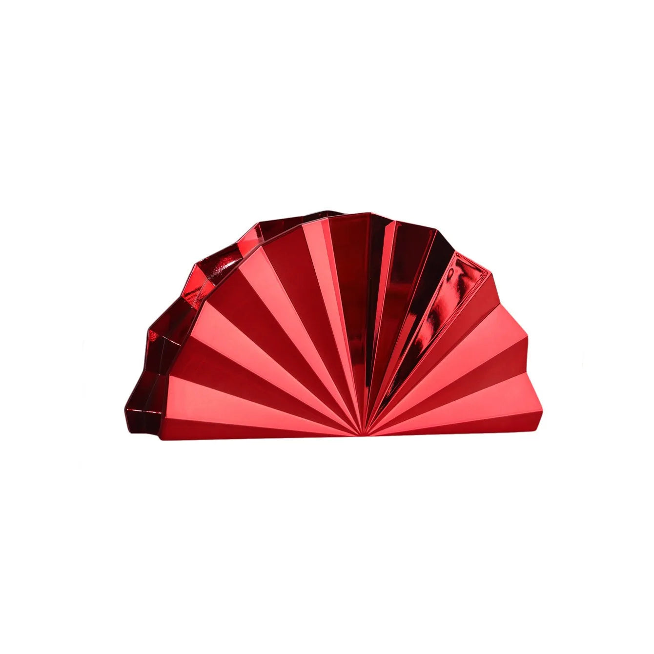 Sac à main bandoulière lunaire en acrylique argenté - Lunaria - Maison Elvira