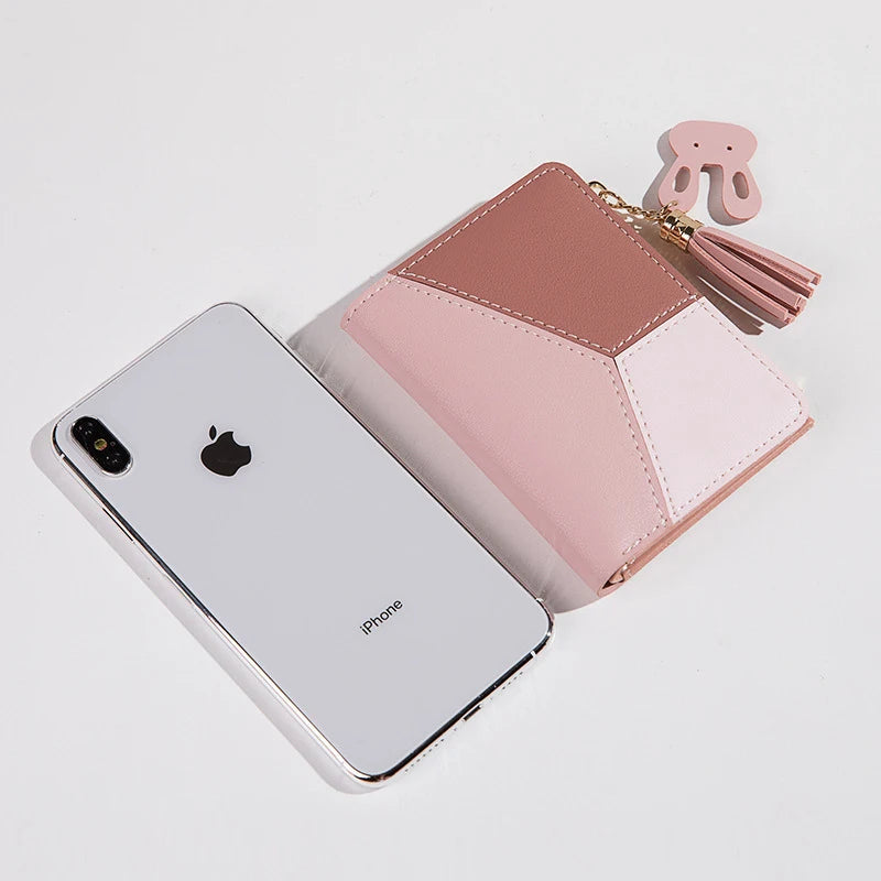 Portefeuille Léa - Cuir pliable multi compartiments