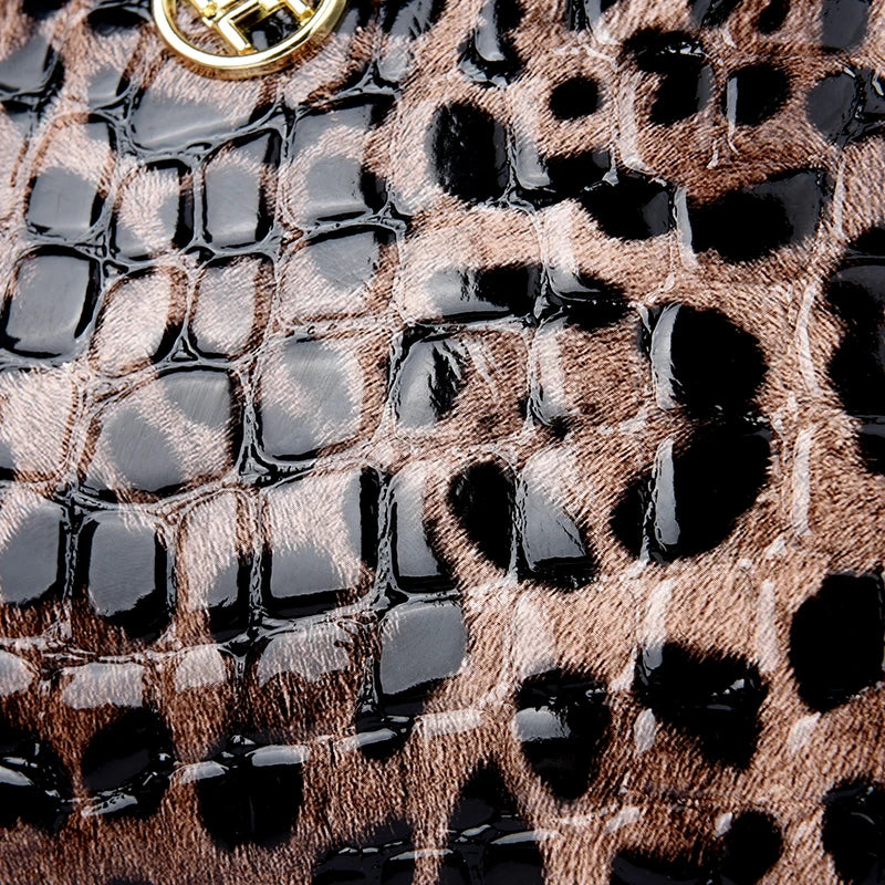 Sac à main bandoulière léopard - Ginevra - Maison Elvira