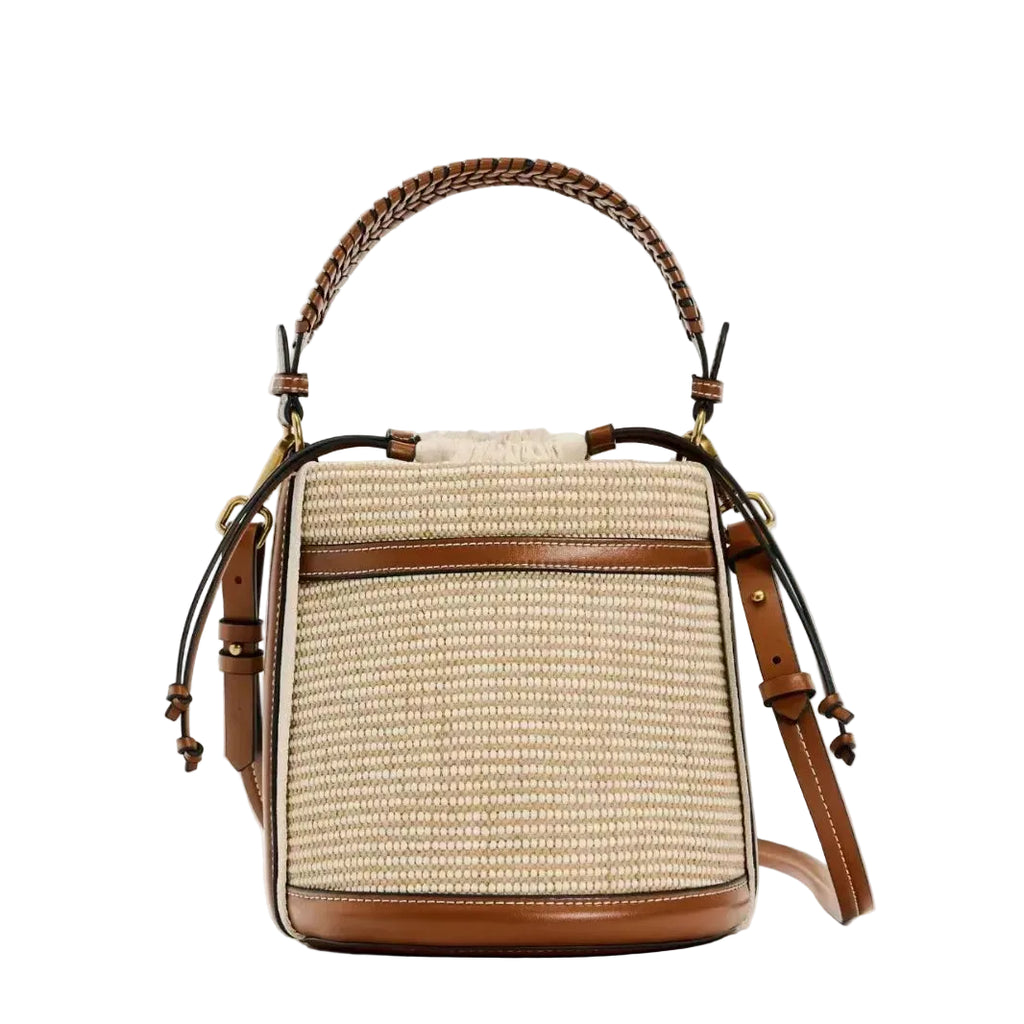 Sac à main bandoulière en paille estivale - Mirta - Maison Elvira