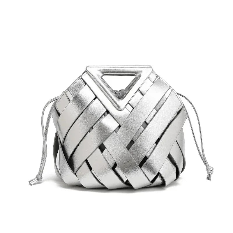 Sac à main bandoulière tressé - Imelda - Maison Elvira