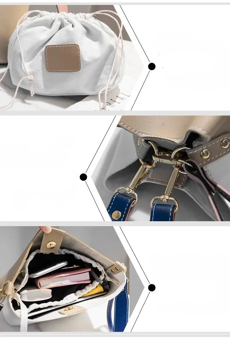 Sac à main bandoulière seau léger - Giada - Maison Elvira