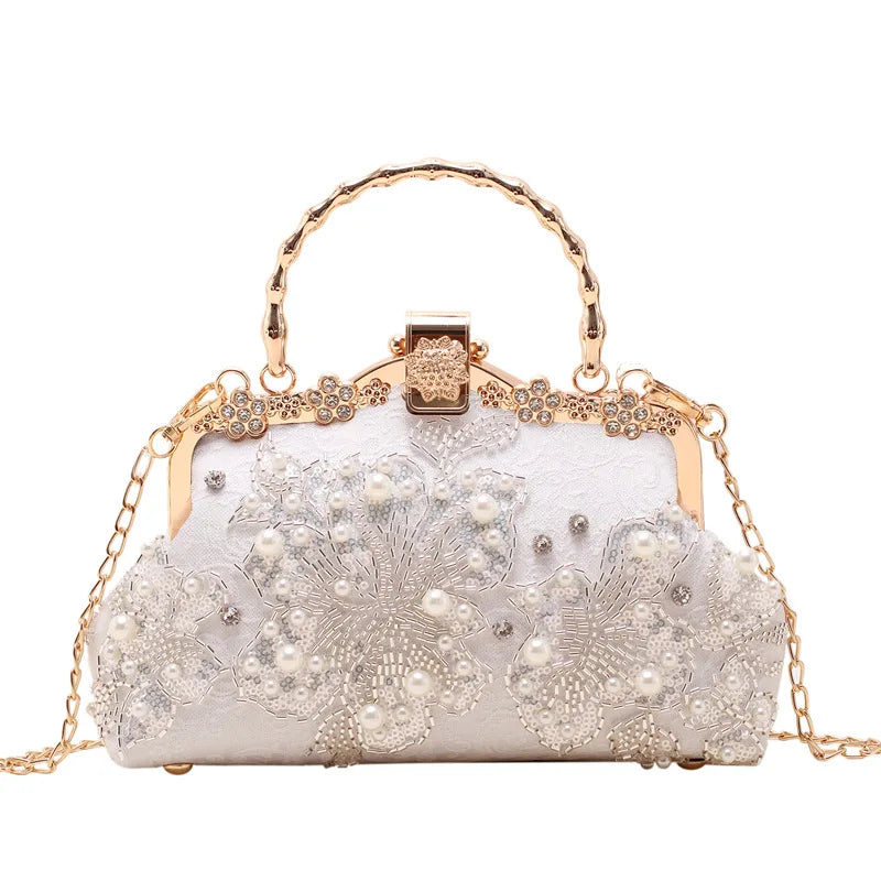 Sac à main bandoulière vintage fleuri - Flaminia - Maison Elvira