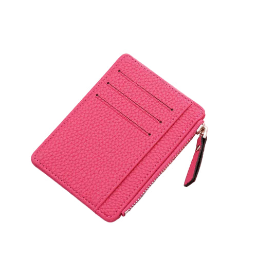 Porte-cartes Iris - Cuir zippé