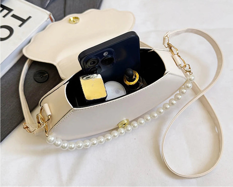 Sac à main bandoulière délicat à perles - Fiorella - Maison Elvira