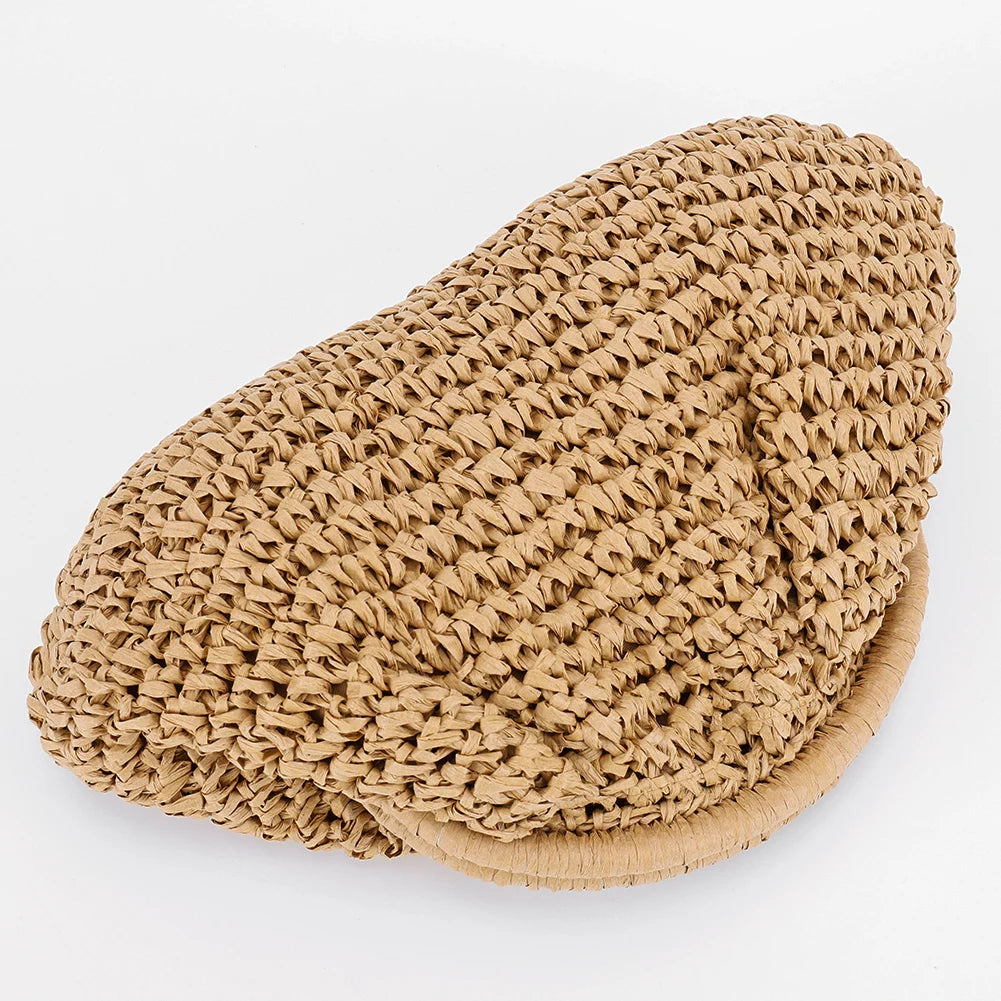 Sac à main bandoulière en paille naturel - Margherita - Maison Elvira