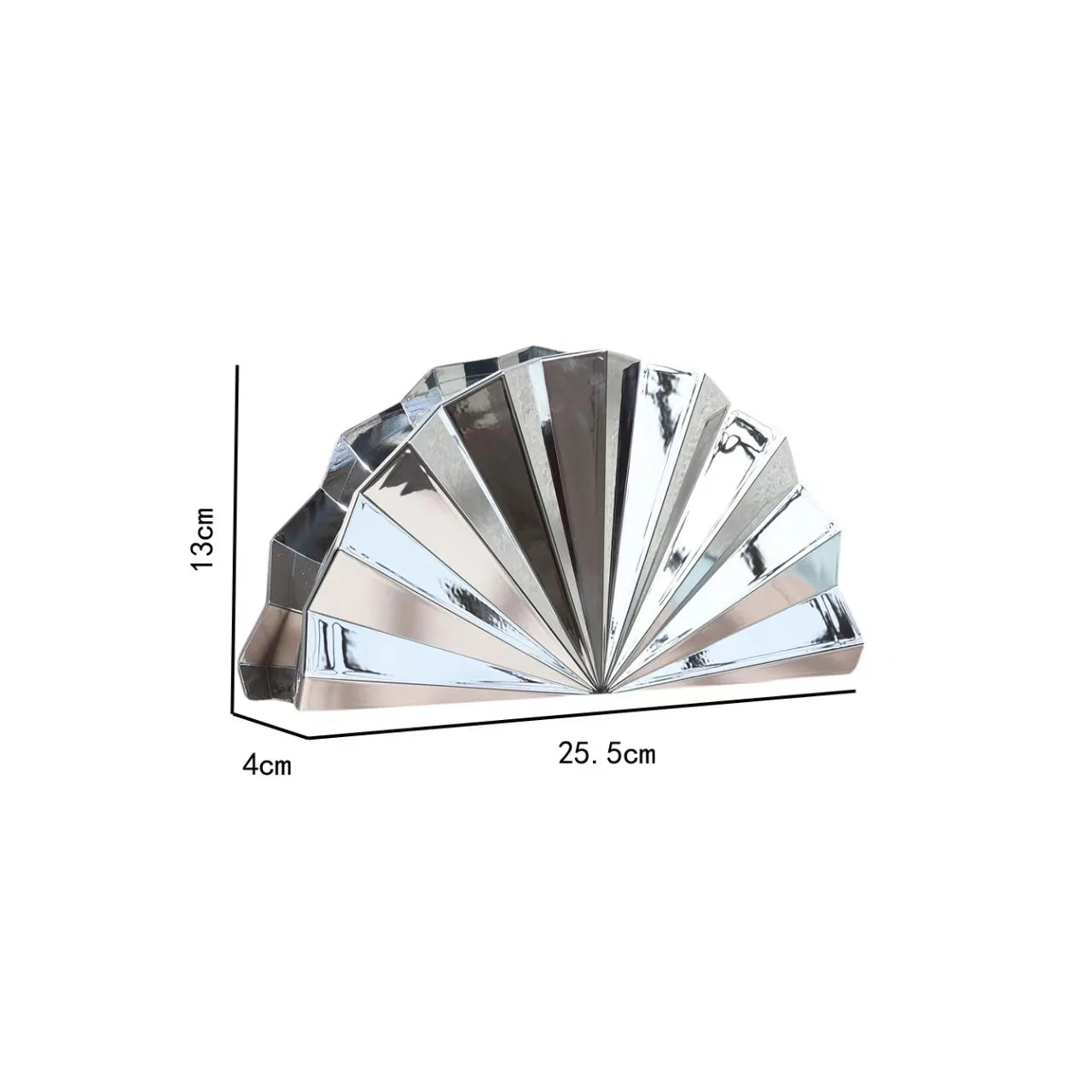 Sac à main bandoulière lunaire en acrylique argenté - Lunaria - Maison Elvira