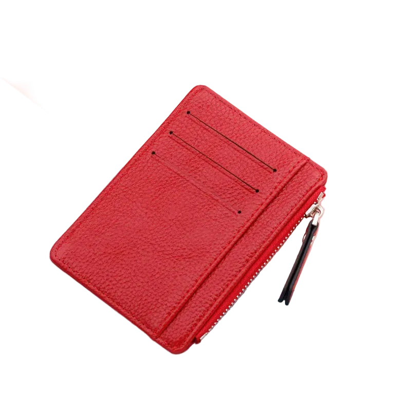 Porte-cartes Iris - Cuir zippé