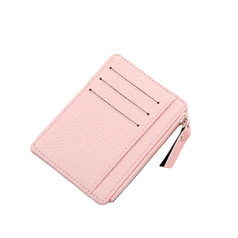 Porte-cartes Iris - Cuir zippé