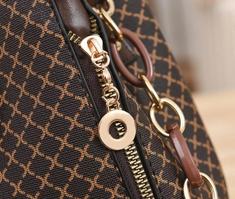 Sac à main bandoulière intemporel à carreaux - Clelia - Maison Elvira