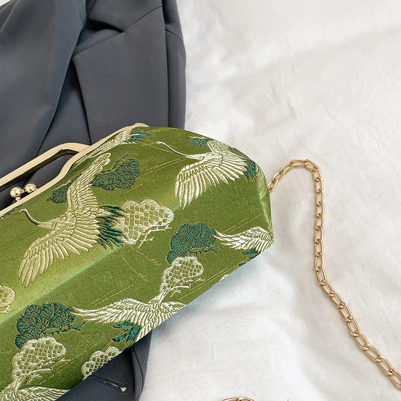 Sac à main bandoulière vintage brodé - Maddalena - Maison Elvira