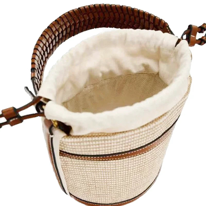 Sac à main bandoulière en paille estivale - Mirta - Maison Elvira