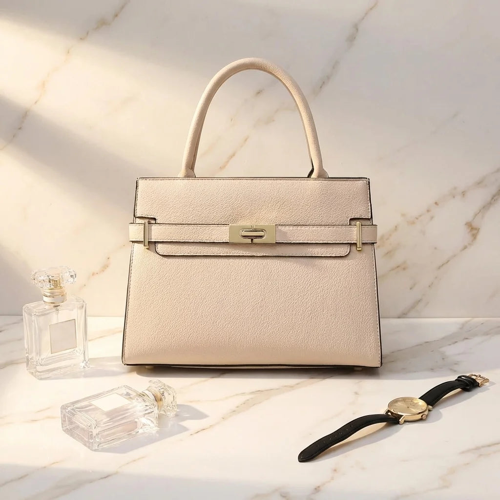 Sac à main bandoulière épuré - Lucia - Maison Elvira