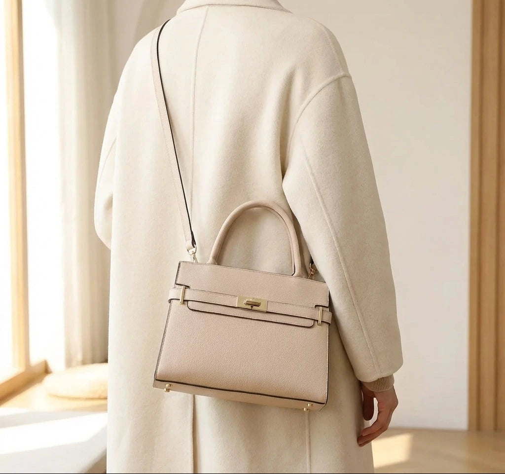 Sac à main bandoulière épuré - Lucia - Maison Elvira