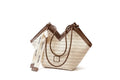 Sac à main bandoulière en paille estival - Alma - Maison Elvira