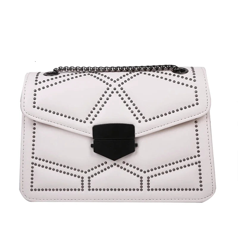 Sac à main bandoulière clouté - Nina - Maison Elvira