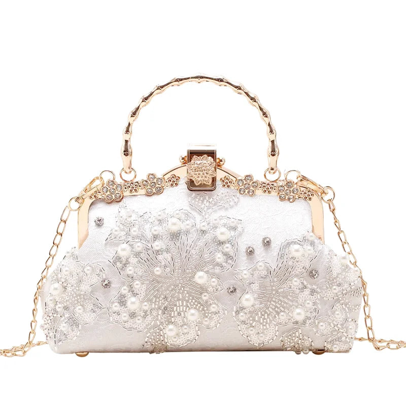 Sac à main bandoulière vintage fleuri - Flaminia - Maison Elvira