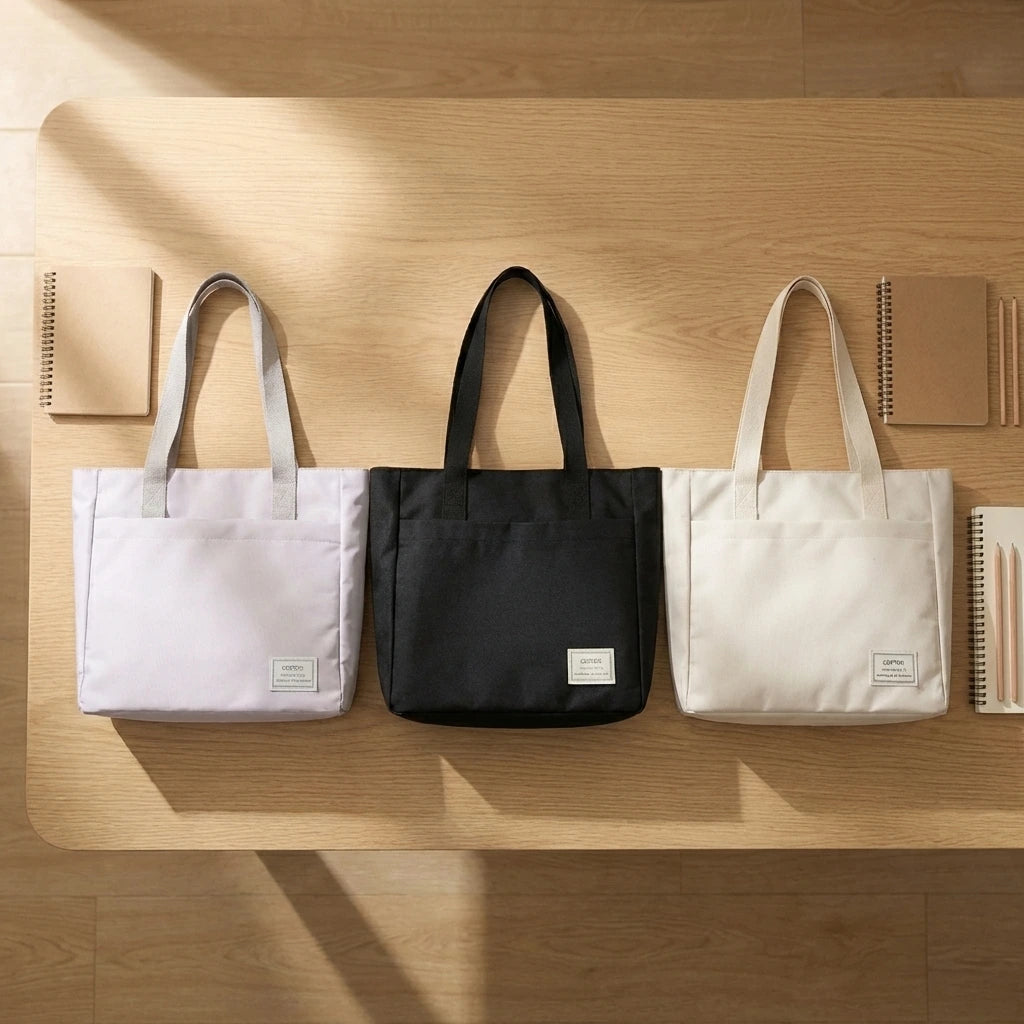 Sac fourre-tout ordinateur antichoc en toile essentielle - Giulia - Maison Elvira