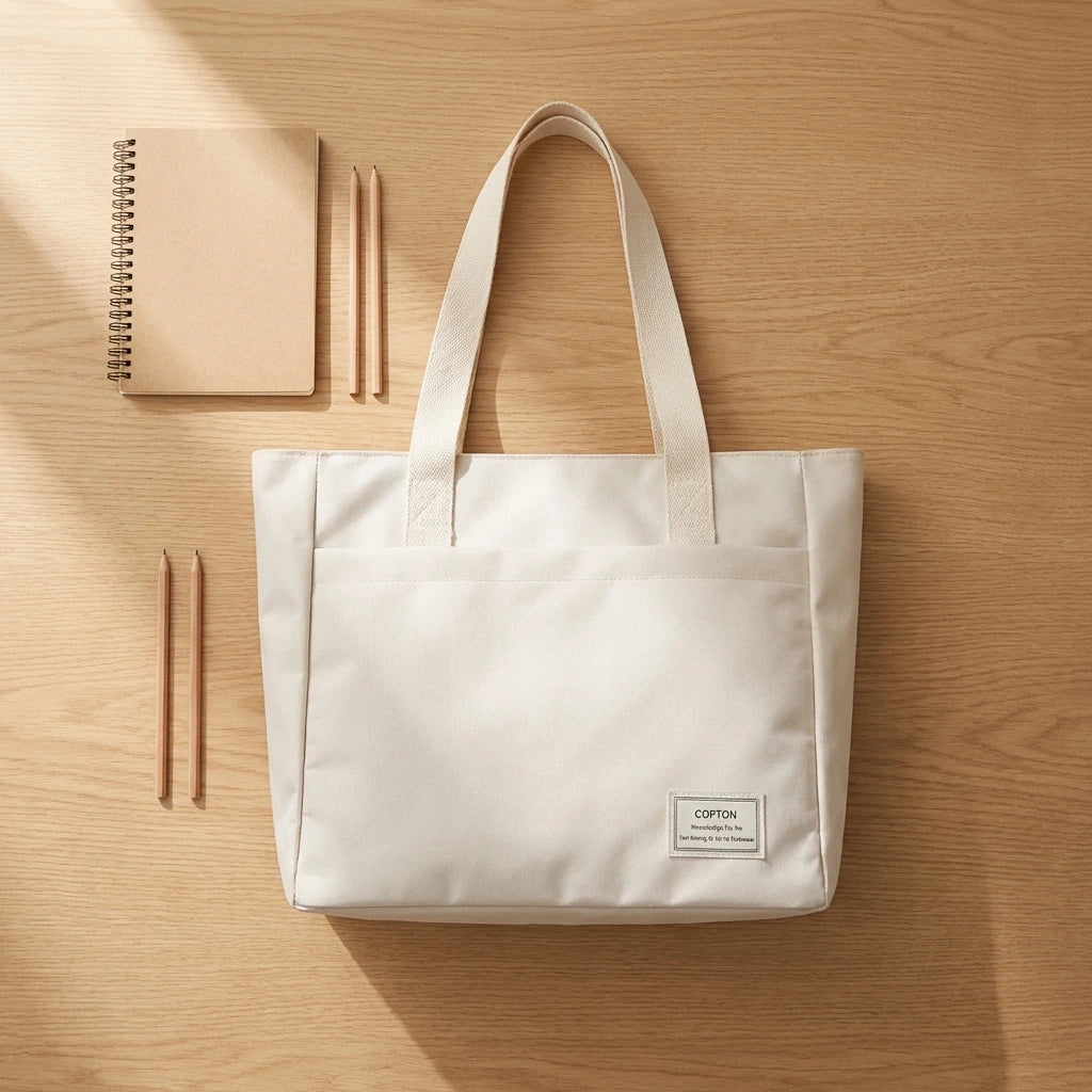 Sac fourre-tout ordinateur antichoc en toile essentielle - Giulia - Maison Elvira