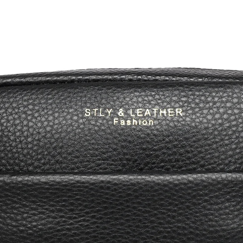 Petit sac bandoulière en cuir véritable essentiel - Prisca - Maison Elvira