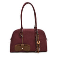 Sac à main bandoulière en daim spacieux - Silvia - Maison Elvira