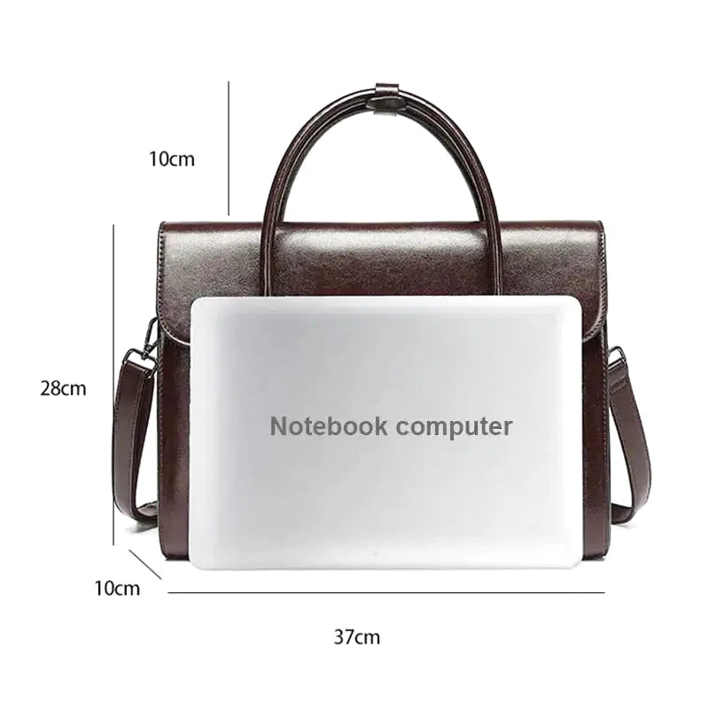 Sac à main bandoulière en cuir véritable professionnel - Ersilia - Maison Elvira