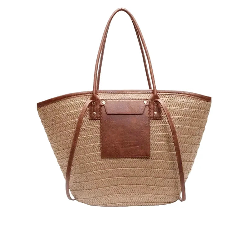 Sac à main bandoulière en paille bohème - Costanza - Maison Elvira