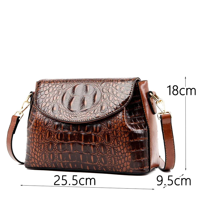 Sac à main bandoulière cuir de vache véritable embossé - Marcella - Maison Elvira