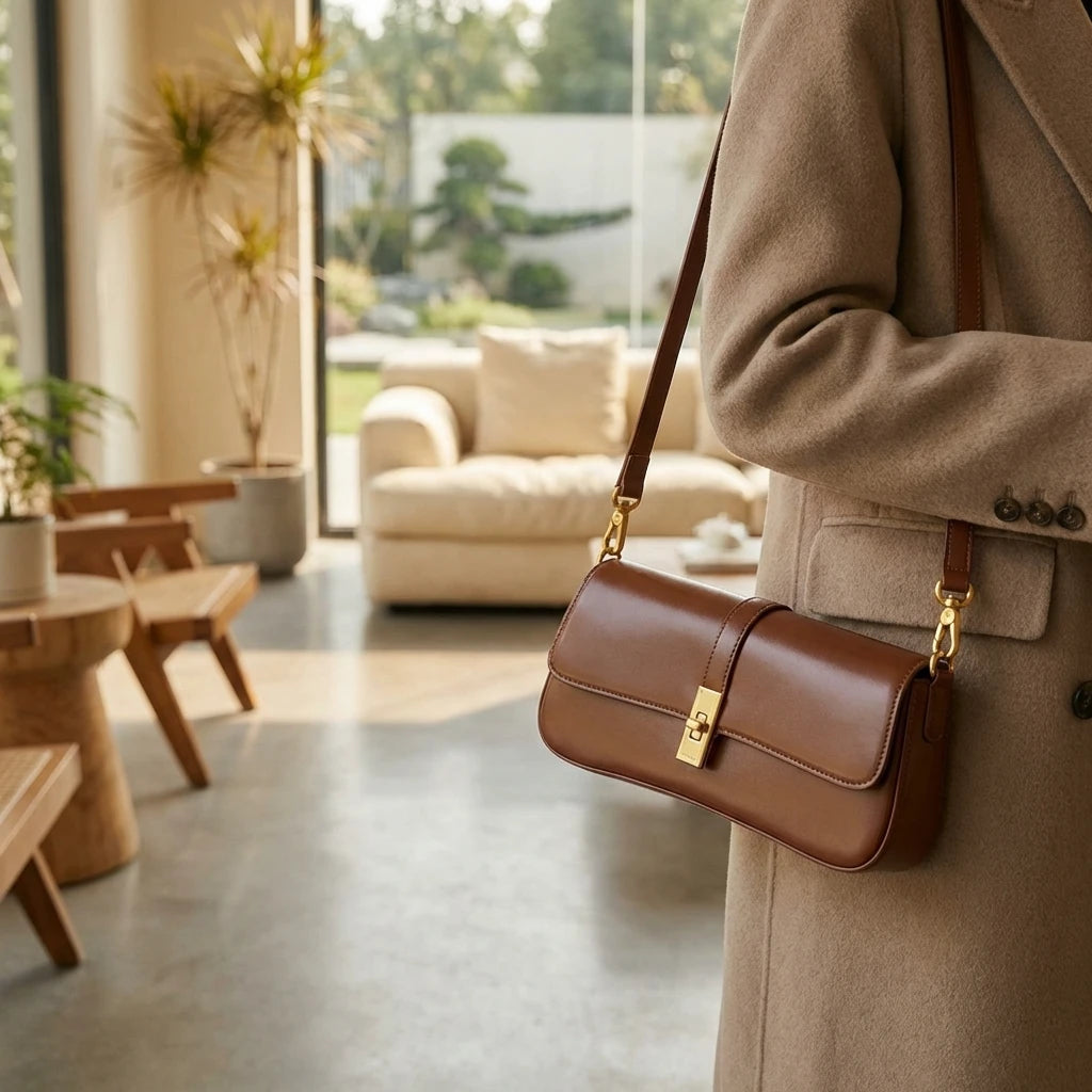 Sac à main bandoulière compact - Zaira - Maison Elvira