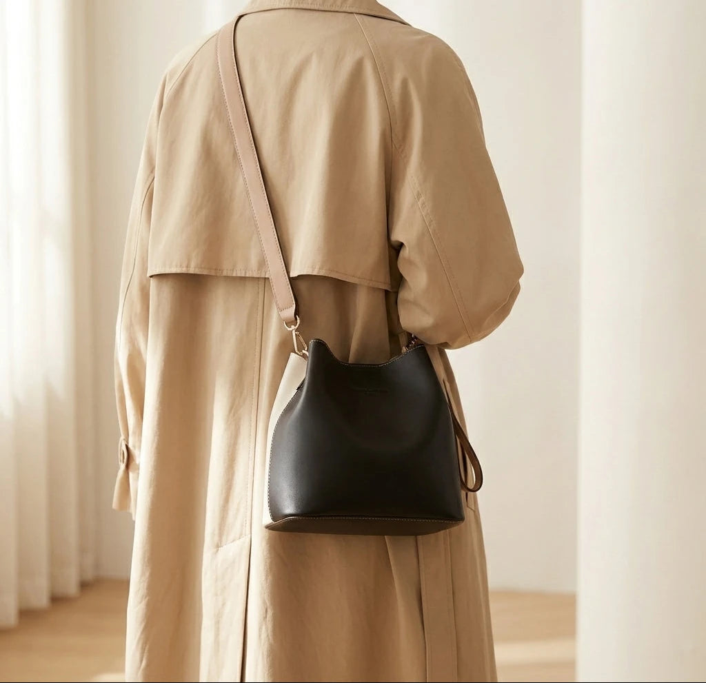 Sac à main bandoulière seau léger - Giada - Maison Elvira