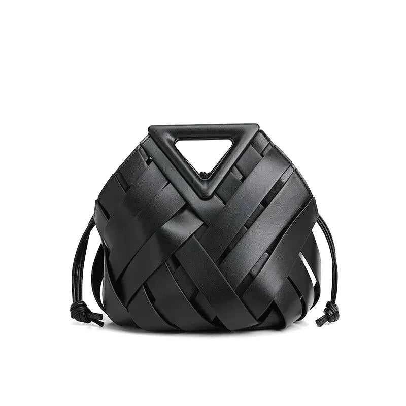 Sac à main bandoulière tressé - Imelda - Maison Elvira