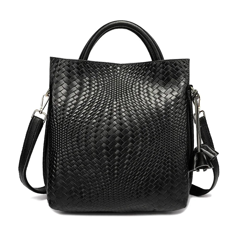 Sac à main seau tissé grande capacité - Renata - Maison Elvira