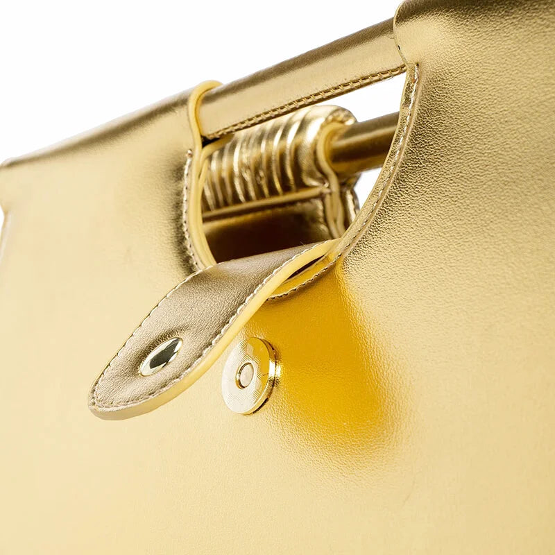 Sac à main bandoulière hobo tissé argent chic - Leandra - Maison Elvira