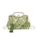 Sac à main bandoulière vintage brodé - Maddalena - Maison Elvira