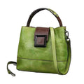 Sac à main bandoulière en cuir véritable simpliste- Gloria - Maison Elvira
