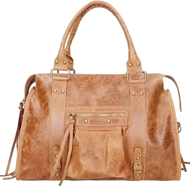 Sac à main fourre-tout bandoulière vintage urbain - Carlotta - Maison Elvira