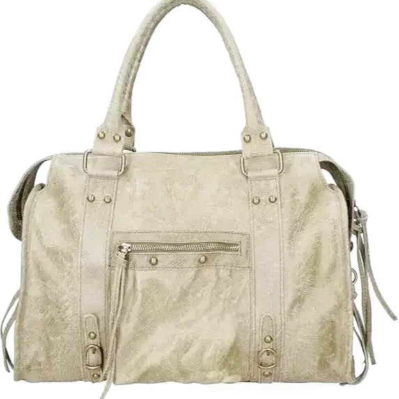 Sac à main fourre-tout bandoulière vintage urbain - Carlotta - Maison Elvira